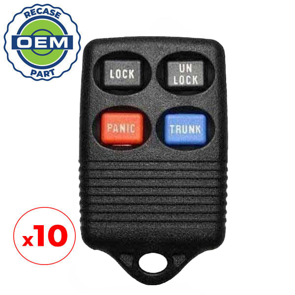 FCC: GQ43VT4T | Keyless Entry Remote (4-Button) for Lincoln & Mazda & Ford 1992-1998 | PN: 3165189, F5DZ-15K601-B