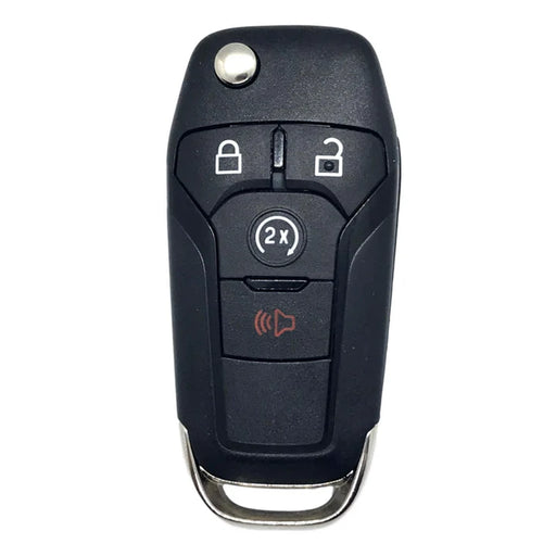 FCC N5F-A08TDA 4 button flip remote key 902mhz / 868mhz with ID49 chip for 2015-2021 Ford F-Series Raptor Ranger PN 164-R8134