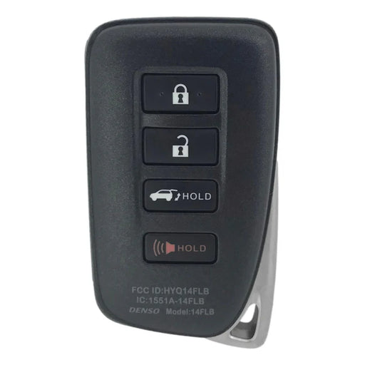 FCC HYQ14FLB Smart key 314Mhz 4 button 8A chip for 2020-2022 Lexus IS300 IS350 RC300 RC350 RC F (Board 231451-3950) P/N 89904-53E70 / 89904-24340