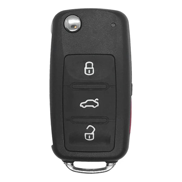 FCC: NBG010180T | Remote key (315Mhz ID48 chip 4-buttons HU66) for Volkswagen 2011-2016 | PN: 5K0837202AE