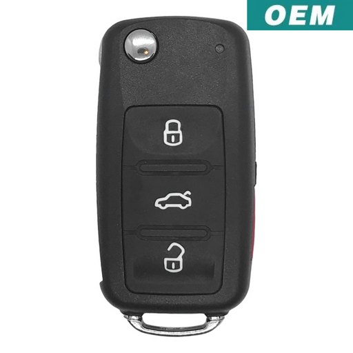 FCC: KR55WK45022 | Flip Remote Key for Audi 2004-2010 | PN: 4E0-837-220-A