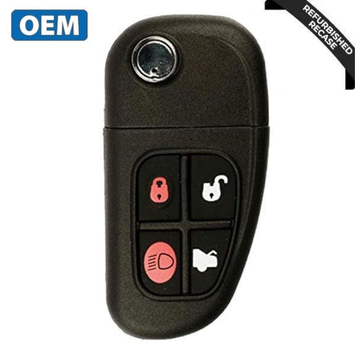 FCC: CWTWB1U243-NHVWB1U241 | Flip Remote Key for Jaguar 2003-2009 | PN: C2C-24317