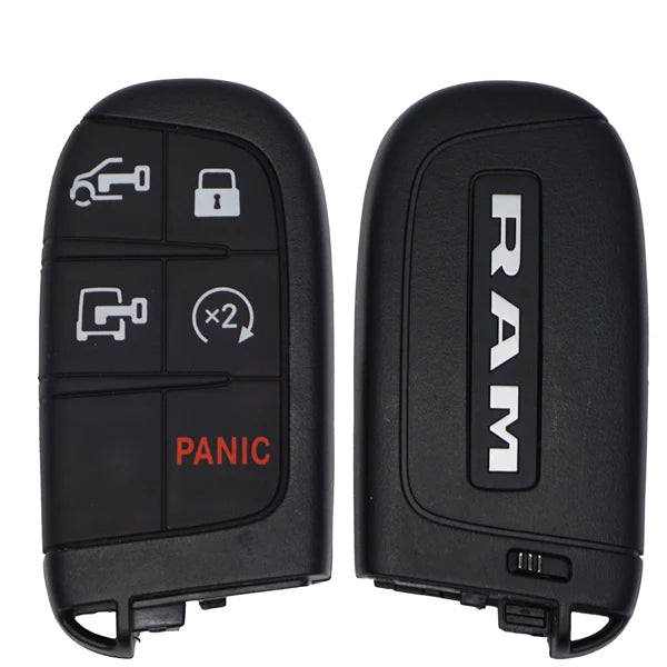 FCC: M3N-40821302 | Smart Key Shell (5 Button, SIP22 blade) for RAM Promaster 2022-2023 | PN: 7FF25LXHAB