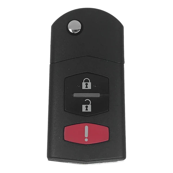 FCC: BGBX1T478SKE12501 | Flip Remote key (3-button 315MHz) for Mazda 2006-2015 | PN: CC43-67-5RYC