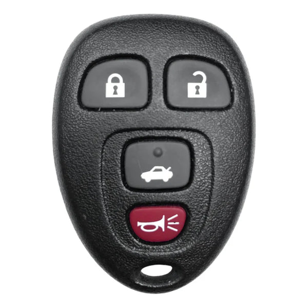 FCC: KOBGT04A | Remote fob (315Mhz 4 button) for GM Buick Chevrolet Pontiac Saturn 2005-2010 | PN: 15252034