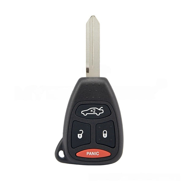 FCC: KOBDT04A | Remote Head Key (4-button 315Mhz 46 chip) for Chrysler Dodge Jeep 2005-2009 | PN: 56038757AE
