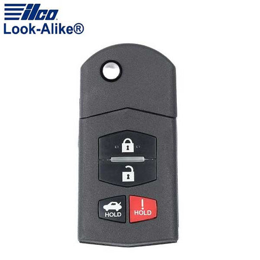FCC: BGBX1T478SKE125-01 | Flip Remote Key for Mazda 2006-2015 | PN: BBM4-67-5RY
