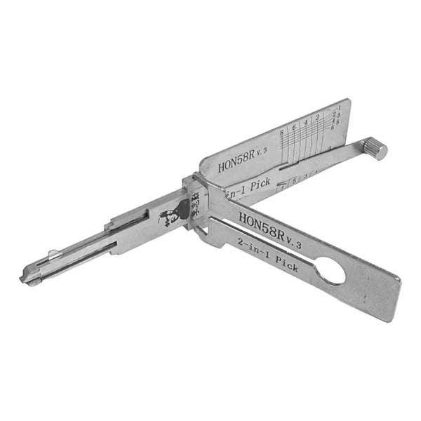 Genuine Lishi | HON58R-AG | Honda Motorcycle | 2-in-1 Pick & Decoder Tool