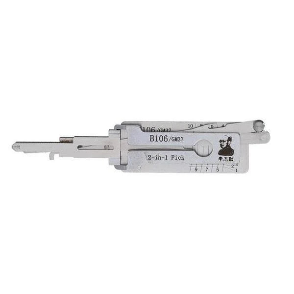 Genuine Lishi | B106 / GM37 for General Motors | 2-in-1 Pick & Decoder Tool