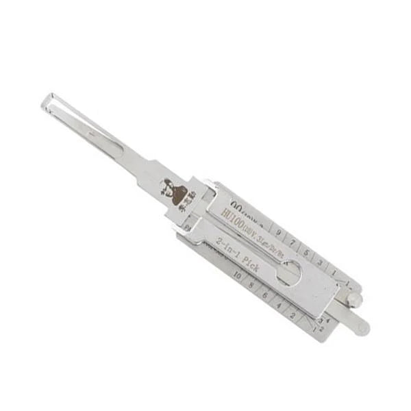 Genuine LISHI | 2-in-1 Pick & Decoder | HU100(10) v.3 Ign/Dr/Bt for Chevrolet, GMC | 10-Cut
