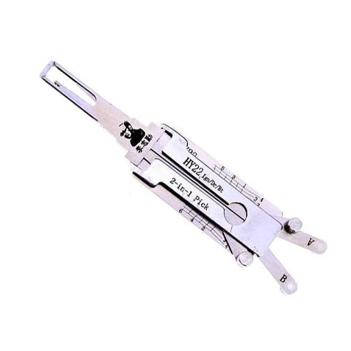 Genuine Lishi | HY22 Ign/Dr/Bt for Hyundai Kia | 2-in-1 Pick & Decoder Tool