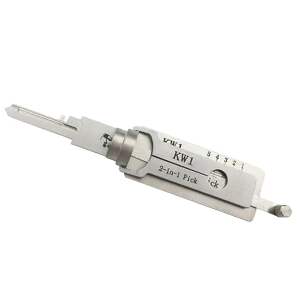 Genuine LISHI | 2-in-1 Pick & Decoder | KW1 (AG) for Kwikset 5-Pin Residential Door Locks
