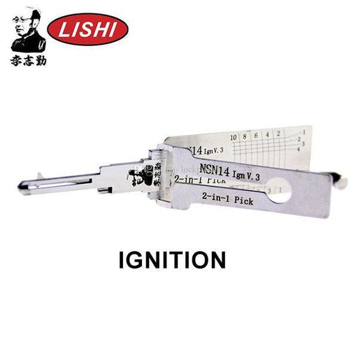 Original LISHI 2-in-1 Pick & Decoder | NSN14 (IGN v.3) for Nissan & Infiniti