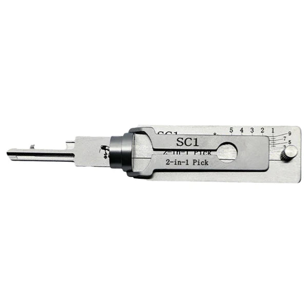 Genuine Lishi | SC1 for Residential | 2-in-1 Pick & Decoder Tool