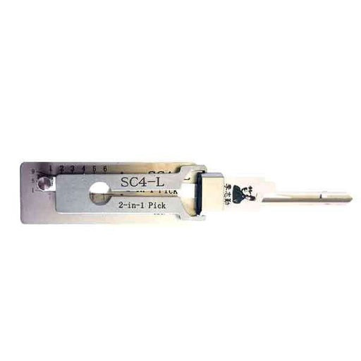 Genuine Lishi | Schlage SC4-L for Residential | 2-in-1 Pick & Decoder Tool