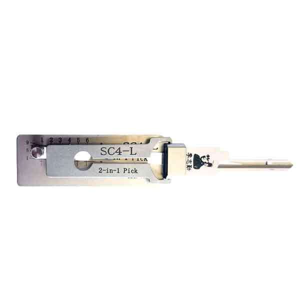 Genuine Lishi | Schlage SC4-L for Residential | 2-in-1 Pick & Decoder Tool