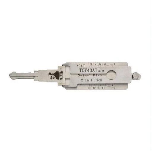 Genuine Lishi | TOY43AT for Toyota Scion Subaru | 2-in-1 Pick & Decoder Tool