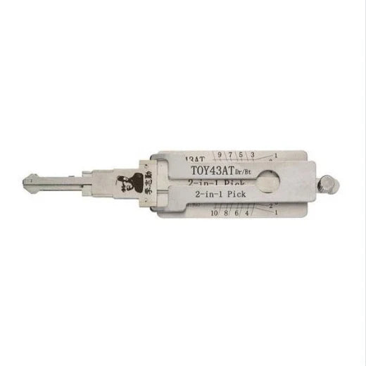 Genuine Lishi | TOY43AT for Toyota Scion Subaru | 2-in-1 Pick & Decoder Tool