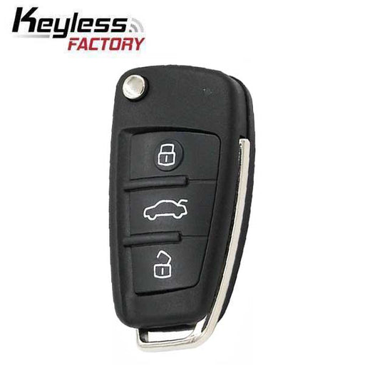 FCC: IYZ-3314 | Flip Remote Key for Audi 2006-2015 | PN: 0657660023S