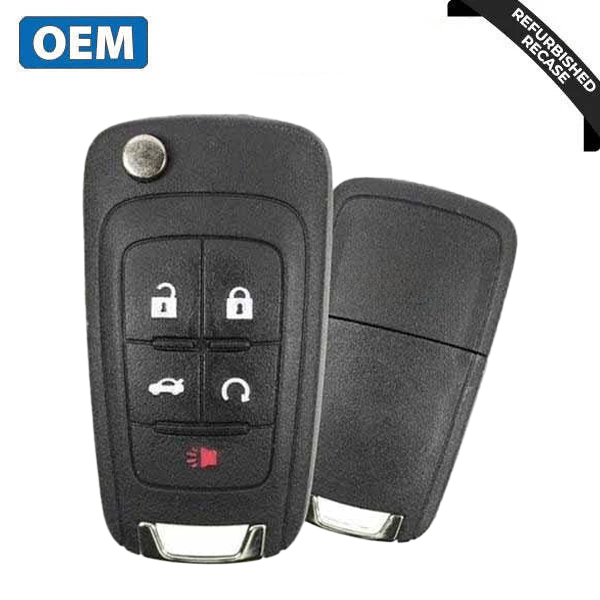 FCC: OHT01060512,-OHT05918179,-V2T-01060512,-AVL-B01T1AC | Flip Remote Key for Chevrolet 2010-2019 | PN: 13500226, 13500221, 13574863