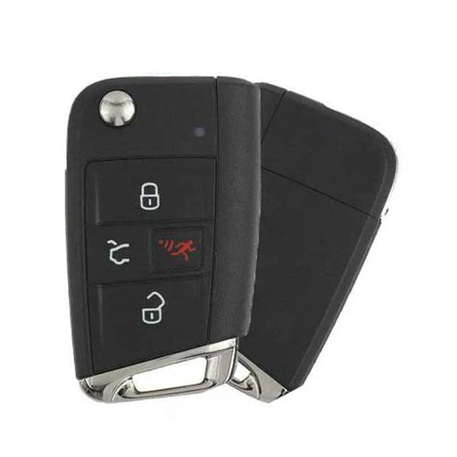 FCC: NBGFS12P01 | Flip Key (4 Button, 315 MHz, MQB 48) for Volkswagen 2015-2019 | PN: 5G0 959 752 BE