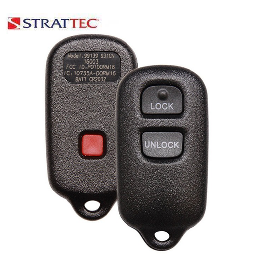 FCC: GQ43VT14T | Keyless Entry Remote (3-Button) for Toyota 1999-2008 | PN: 5931640