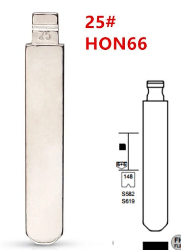 KEYDIY - HON66 - Flip Key Blade - #25