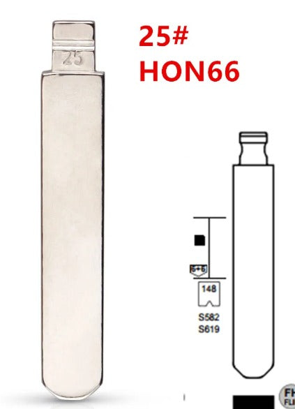 KEYDIY - HON66 - Flip Key Blade - #25
