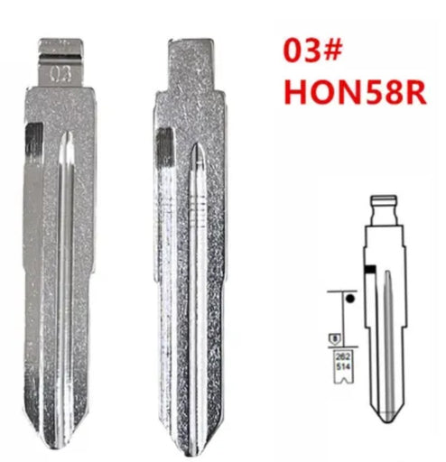 KEYDIY - HON58 - Flip Key Blade - #03