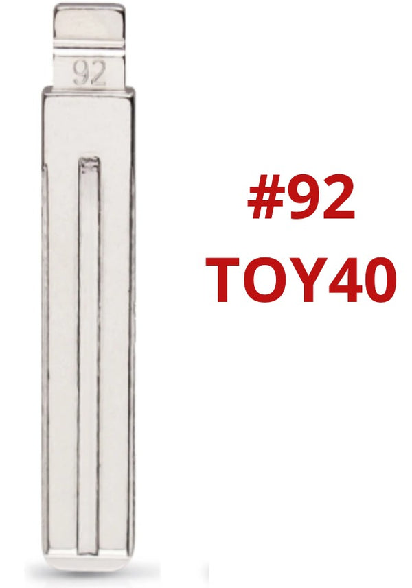 KEYDIY - TOY40 - Flip Key Blade - #92
