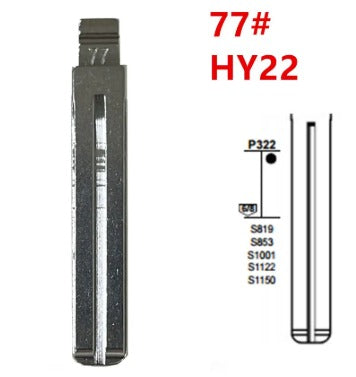 KEYDIY - HY22 - Flip Key Blade - #77