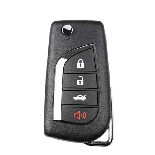 Xhorse ID: XKTO10EN | Wired Remote Key-B (4 Button) | Flip Toyota style for VVDI Tools