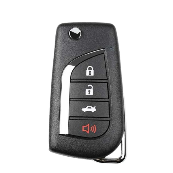 Xhorse ID: XKTO10EN | Wired Remote Key-B (4 Button) | Flip Toyota style for VVDI Tools