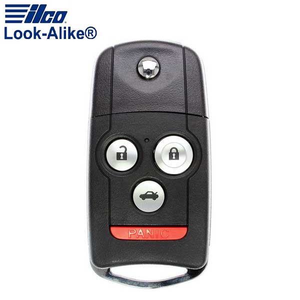 Acura TL 2009-2014 four-button flip remote key, FCC MLBHLIK-1T