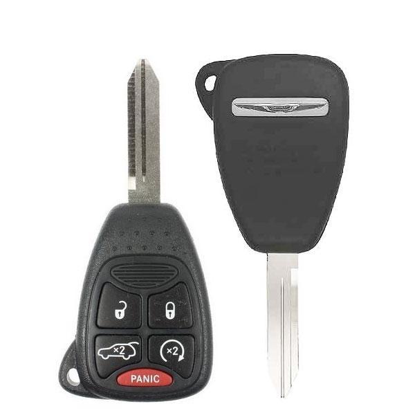 FCC: OHT692427AA | Remote Head Key (5-button, Remote Start, 315MHz, Philips 46) for Chrysler Aspen 2007-2009 | PN: 68273344AA