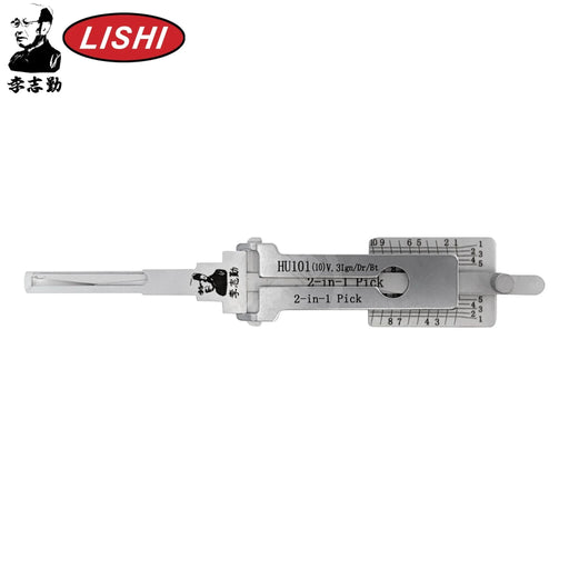 Original Lishi | HU101(10)v.3 Ign/Dr/Bt for Ford Jaguar Land Rover Volvo | 2-in-1 Pick & Decoder Tool
