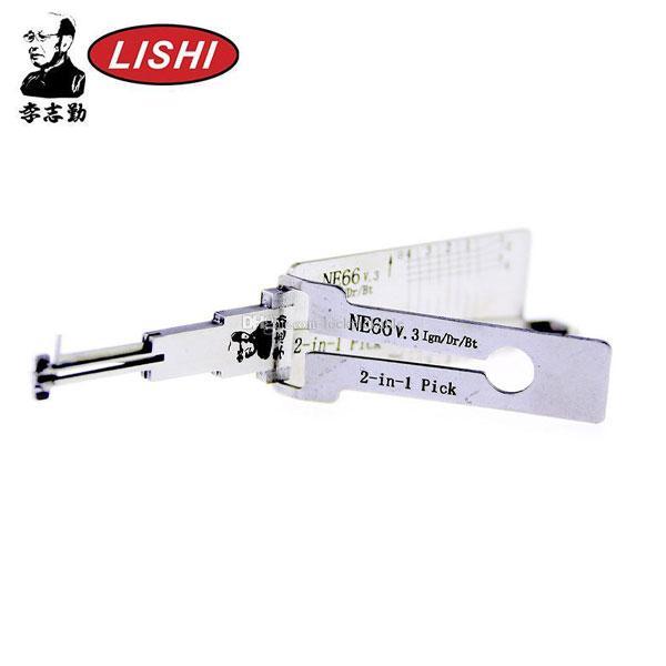Original Lishi NE66 4-track pick and decoder for Volvo