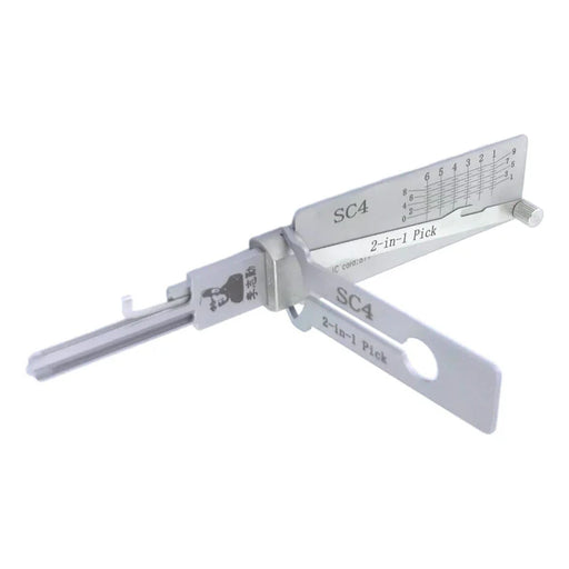 Genuine Lishi | SC4 for Residential | 2-in-1 Pick & Decoder Tool