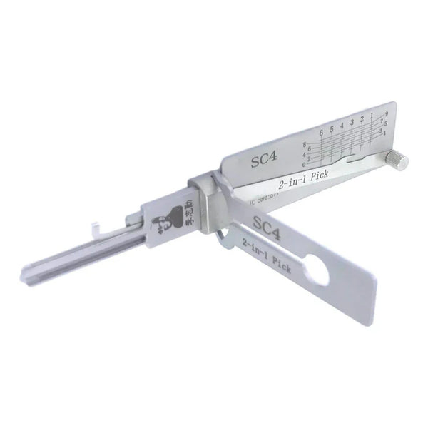 Genuine Lishi | SC4 for Residential | 2-in-1 Pick & Decoder Tool