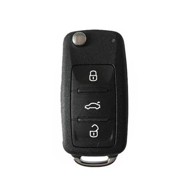 FCC: NBGFS93N | Remote Flip Key (4-button, 315MHz, MQB48, HU66) for 2012-2018 VW | PN: 5K0837202BJ